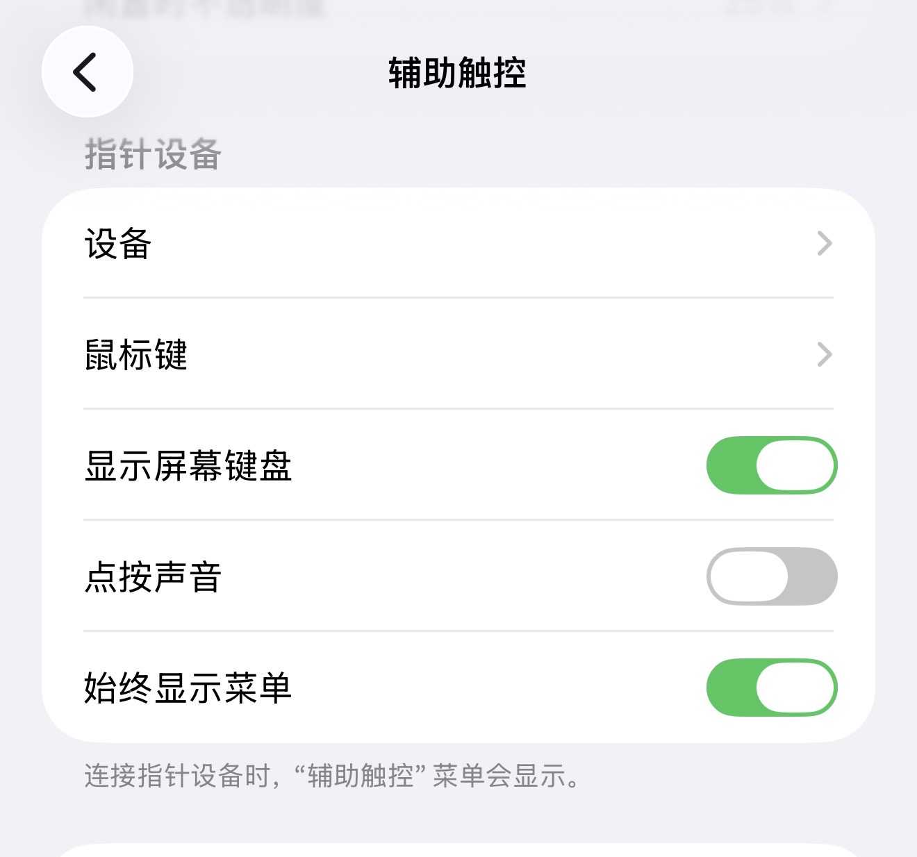 iPhone 辅助触控